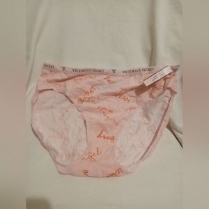 Victoria's Secret High-Leg Brief Pink Panties, Size- Large